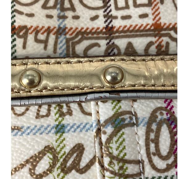 COACH 42239 SMALL COATED CANVAS SIGNATURE CROSSBODY BAG ASIS - Picture 5 of 16